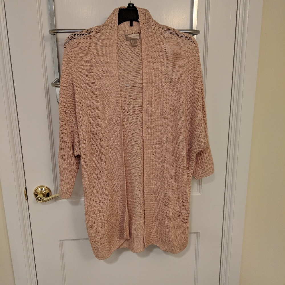 Pink cardigan